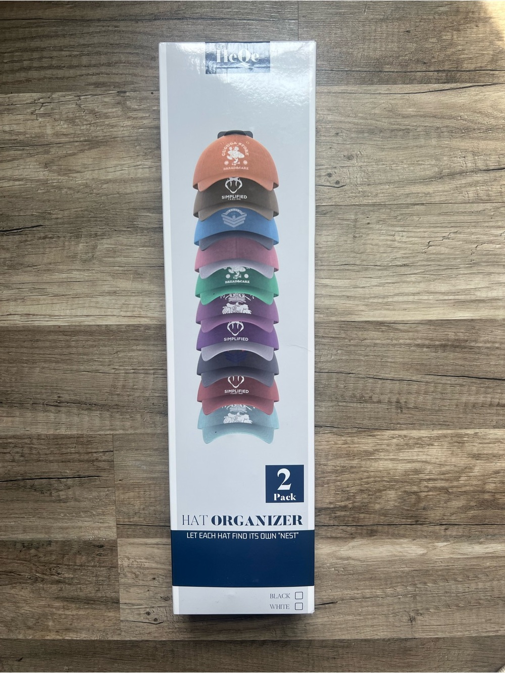 Hat Organizer 2-Pack - White Box